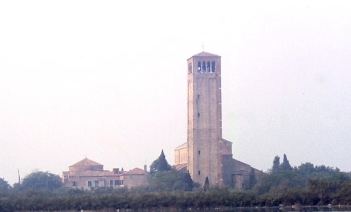 Cathedral of Santa Maria Assunta and bell tower on Torcello island, Venice.